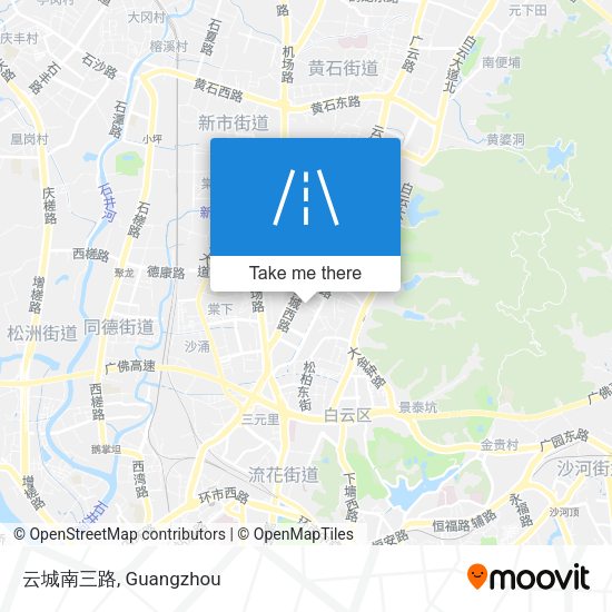 云城南三路 map