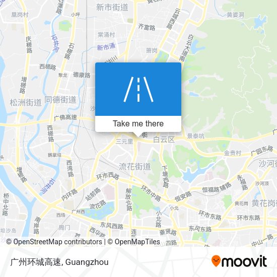 广州环城高速 map