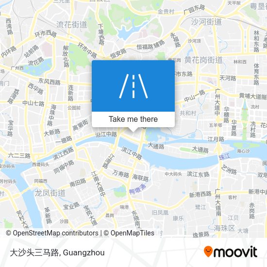 大沙头三马路 map