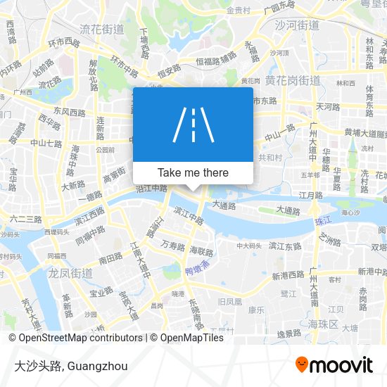 大沙头路 map