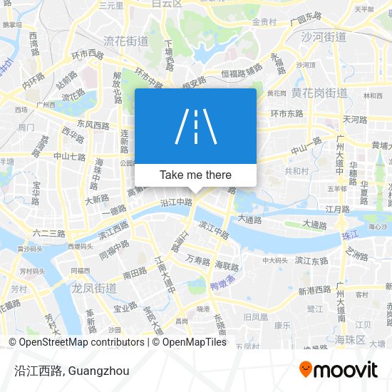 沿江西路 map