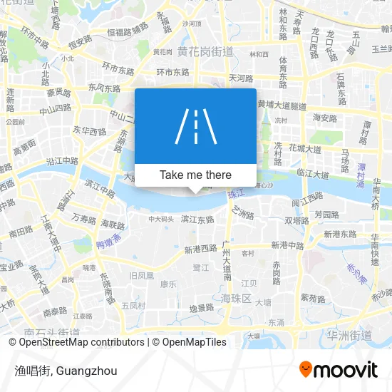 渔唱街 map