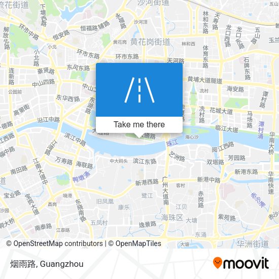 烟雨路 map