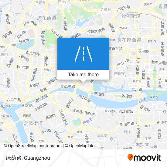 绿荫路 map