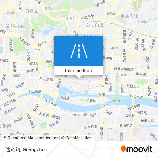 达道路 map