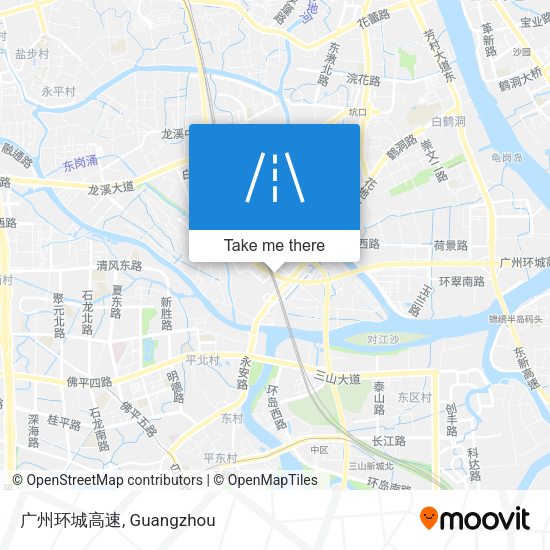 广州环城高速 map