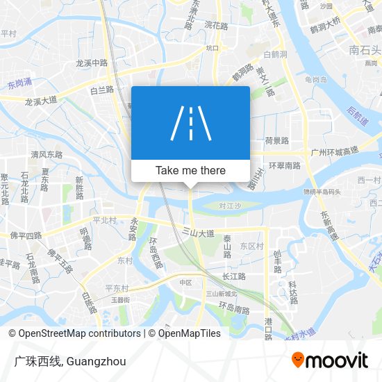 广珠西线 map
