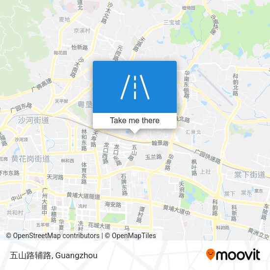 五山路辅路 map