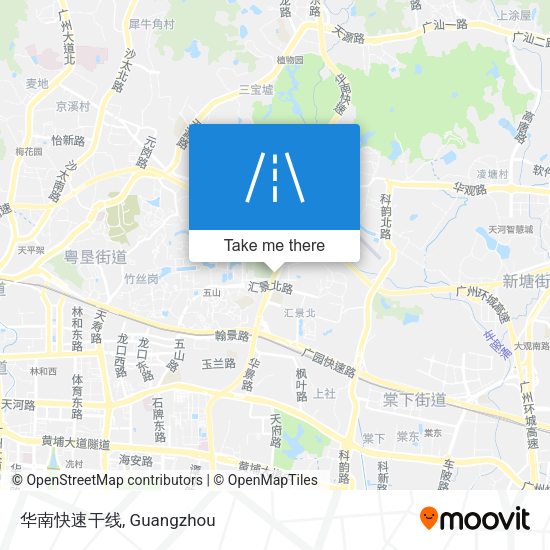 华南快速干线 map