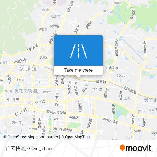 广园快速 map