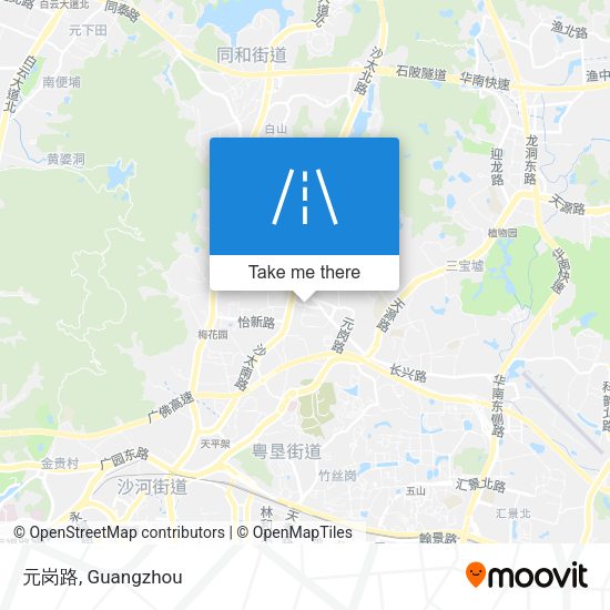 元岗路 map