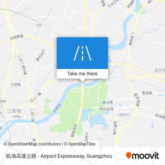 机场高速公路 - Airport Expressway map