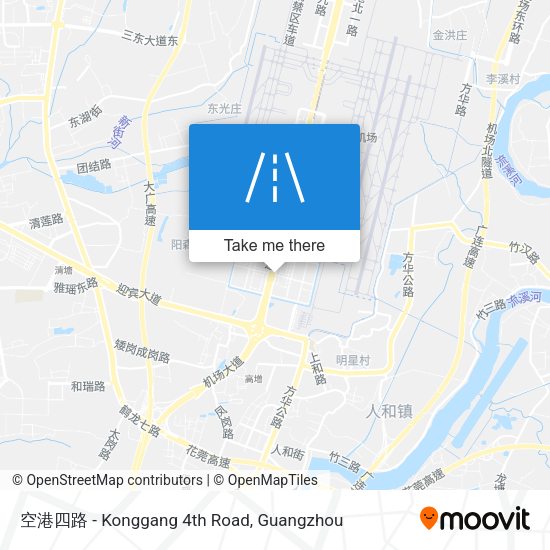 空港四路 - Konggang 4th Road map
