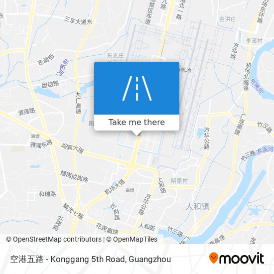 空港五路 - Konggang 5th Road map