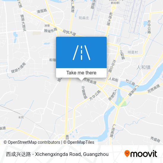 西成兴达路 - Xichengxingda Road map