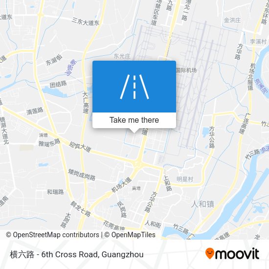 横六路 - 6th Cross Road map