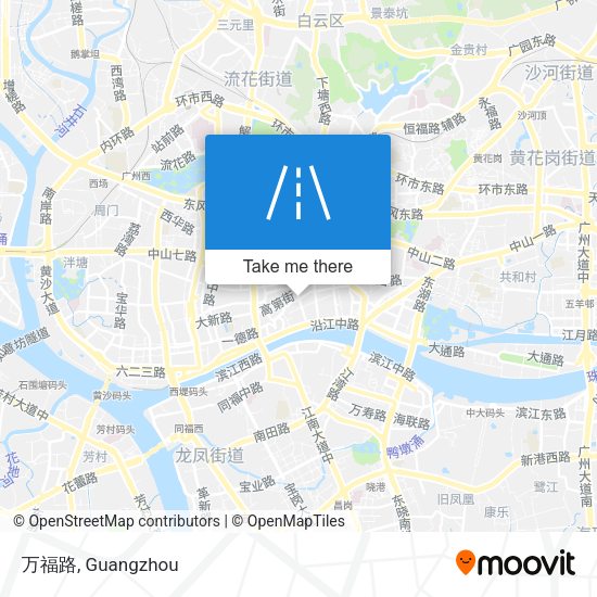 万福路 map