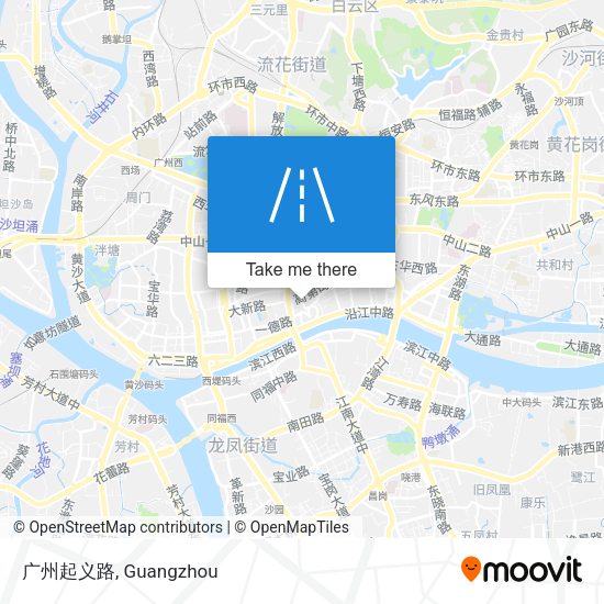 广州起义路 map