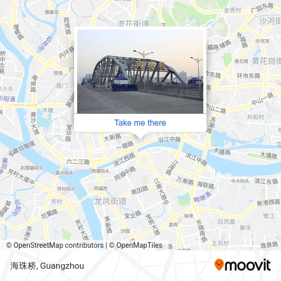 海珠桥 map