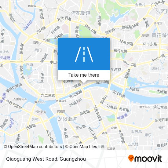 Qiaoguang West Road map