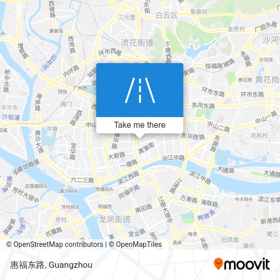 惠福东路 map