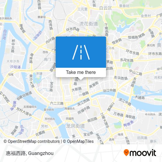 惠福西路 map