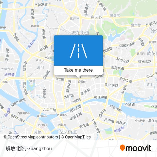 解放北路 map