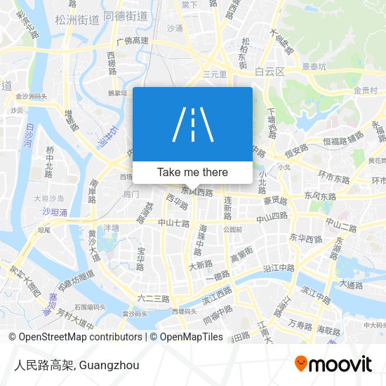 人民路高架 map