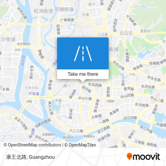 康王北路 map