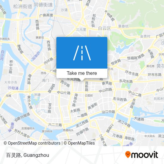 百灵路 map