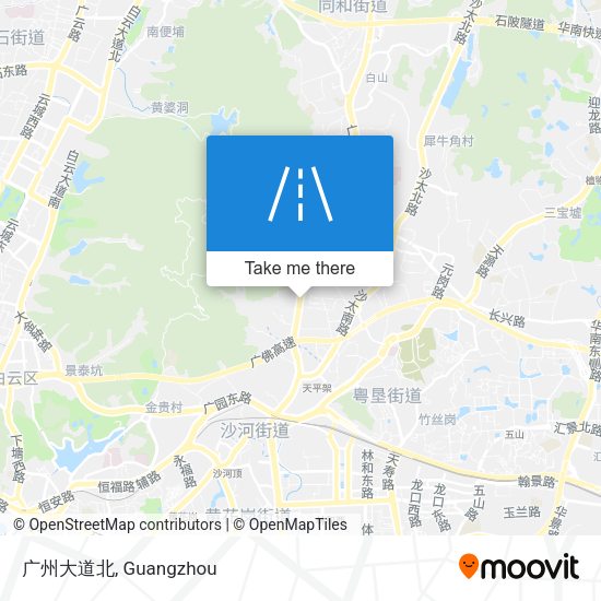 广州大道北 map