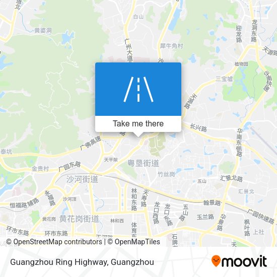 Guangzhou Ring Highway map