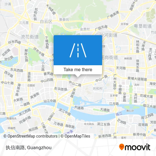 执信南路 map