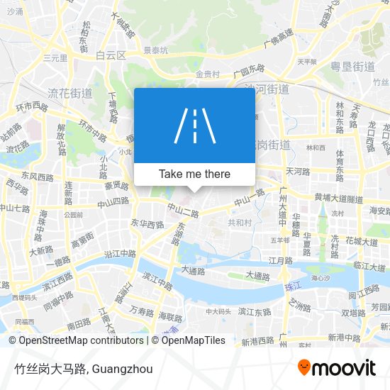 竹丝岗大马路 map