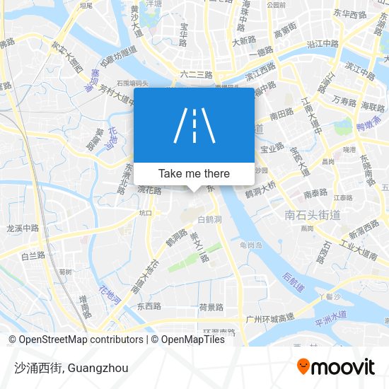 沙涌西街 map