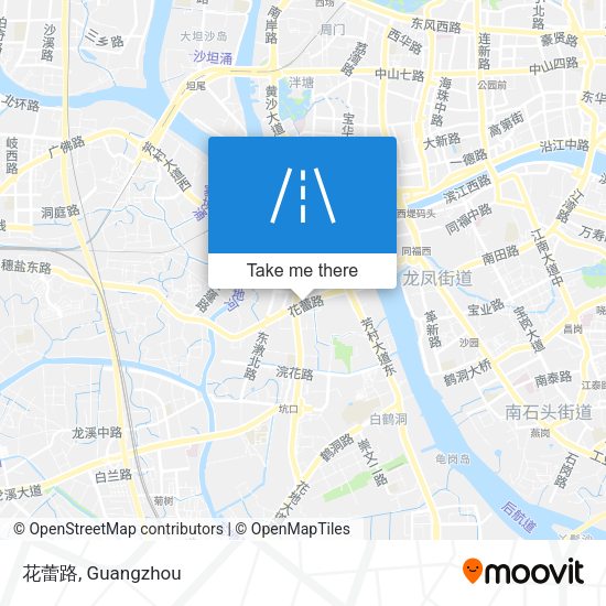 花蕾路 map