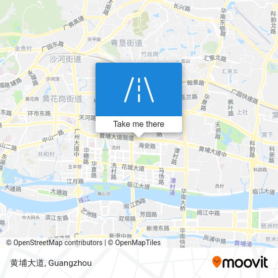 黄埔大道 map