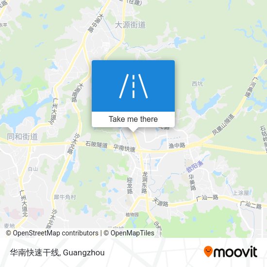 华南快速干线 map