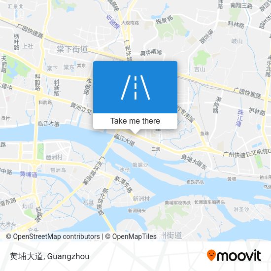 黄埔大道 map