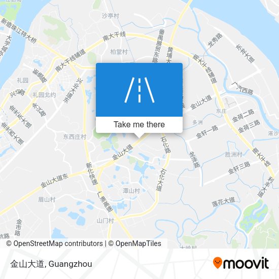 金山大道 map