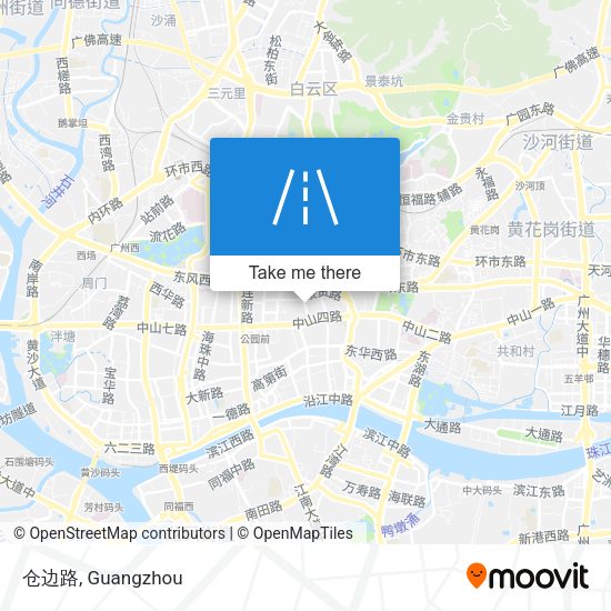 仓边路 map
