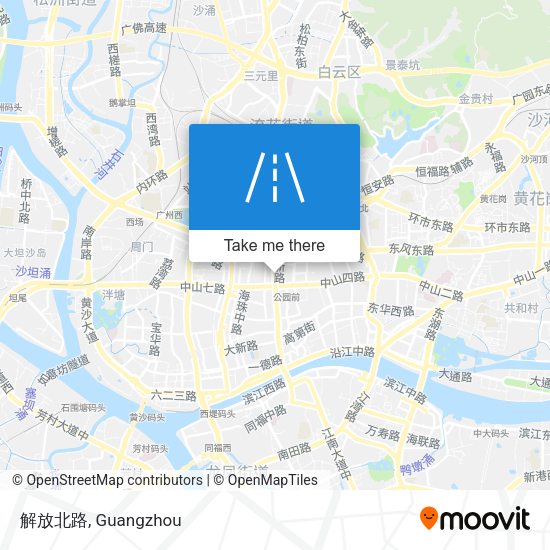 解放北路 map