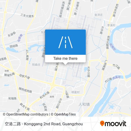 空港二路 - Konggang 2nd Road map