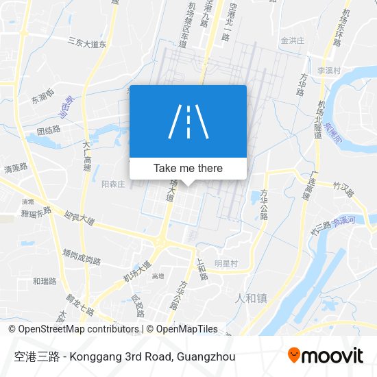 空港三路 - Konggang 3rd Road map