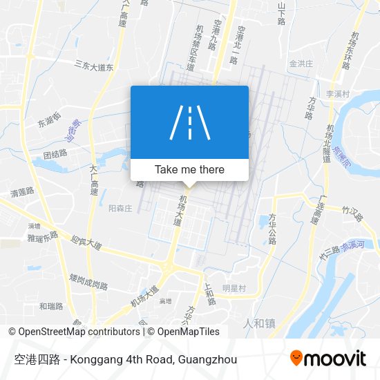 空港四路 - Konggang 4th Road map