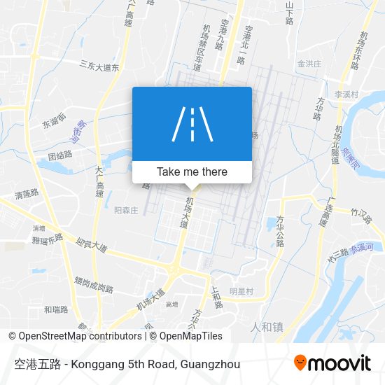 空港五路 - Konggang 5th Road map