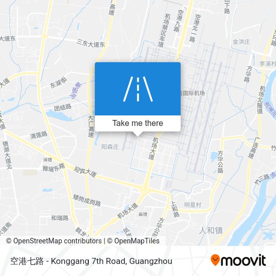 空港七路 - Konggang 7th Road map