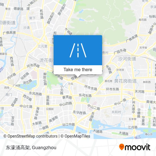 东濠涌高架 map