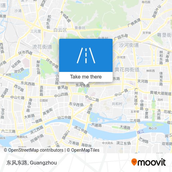 东风东路 map