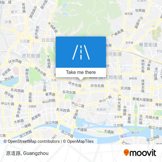 原道路 map